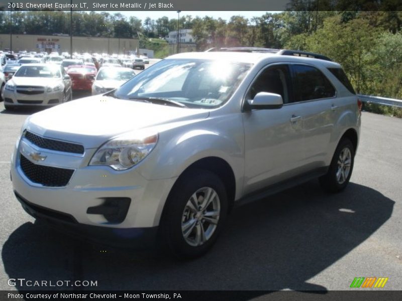 Silver Ice Metallic / Jet Black 2013 Chevrolet Equinox LT