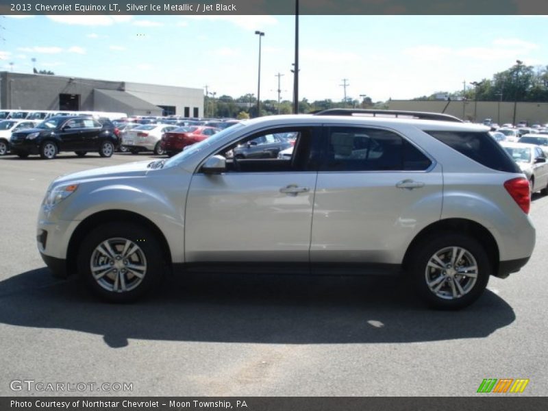 Silver Ice Metallic / Jet Black 2013 Chevrolet Equinox LT