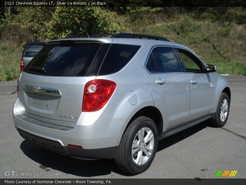 Silver Ice Metallic / Jet Black 2013 Chevrolet Equinox LT