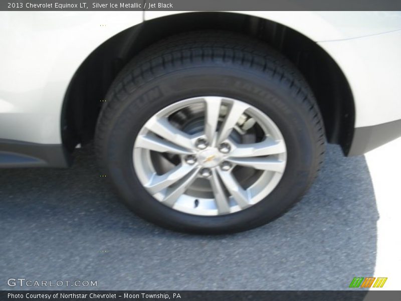 Silver Ice Metallic / Jet Black 2013 Chevrolet Equinox LT