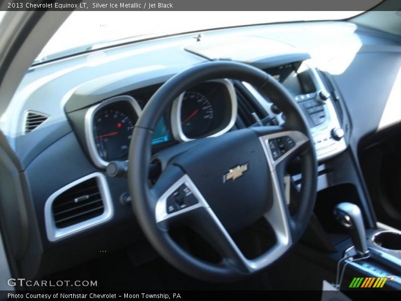 Silver Ice Metallic / Jet Black 2013 Chevrolet Equinox LT