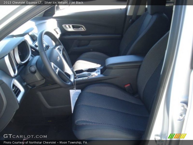 Silver Ice Metallic / Jet Black 2013 Chevrolet Equinox LT