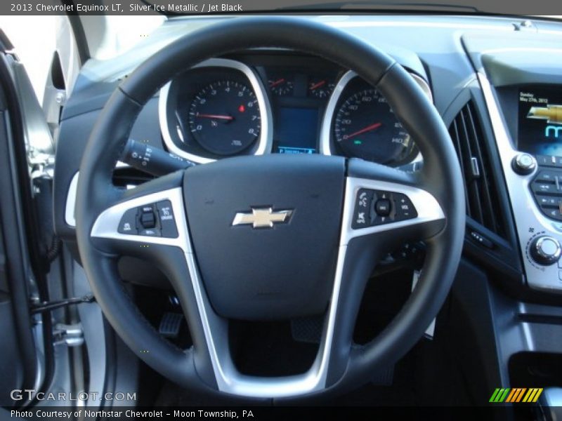 Silver Ice Metallic / Jet Black 2013 Chevrolet Equinox LT