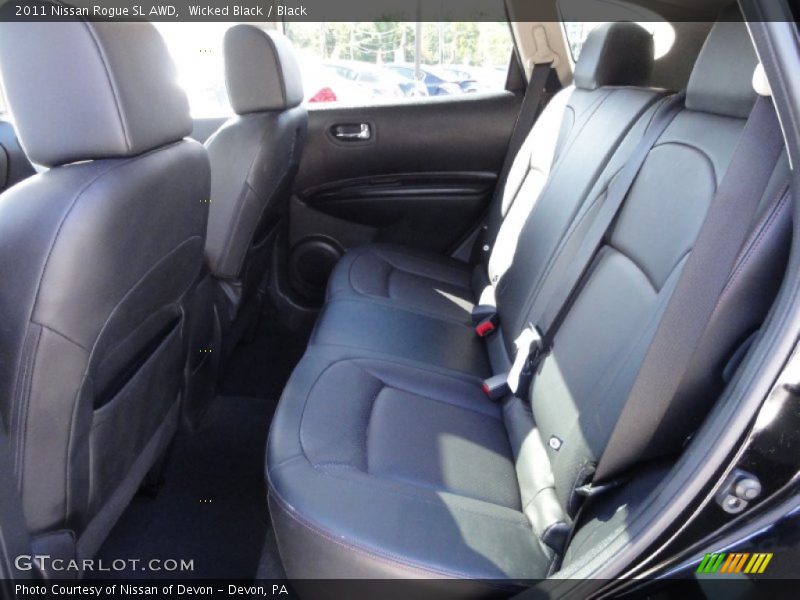 Wicked Black / Black 2011 Nissan Rogue SL AWD