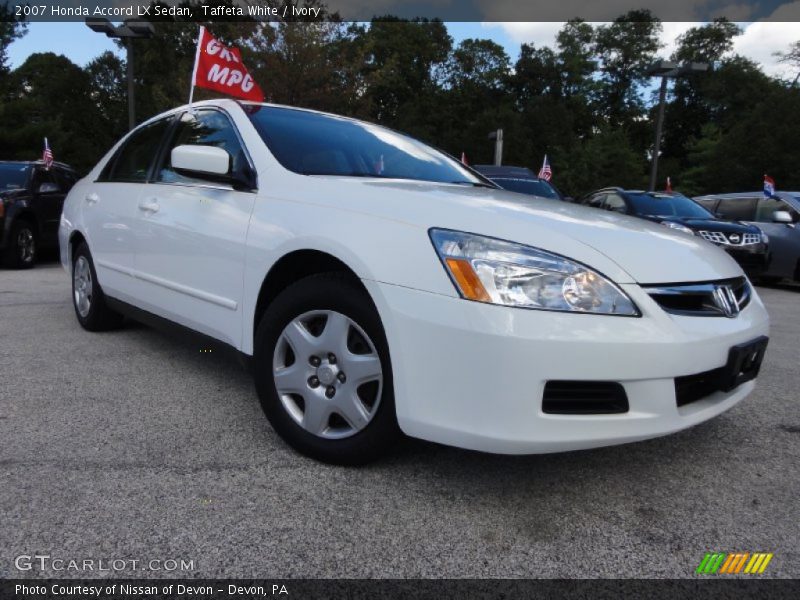 Taffeta White / Ivory 2007 Honda Accord LX Sedan