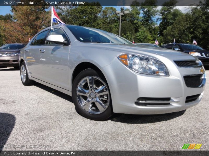 Silver Ice Metallic / Ebony 2012 Chevrolet Malibu LT