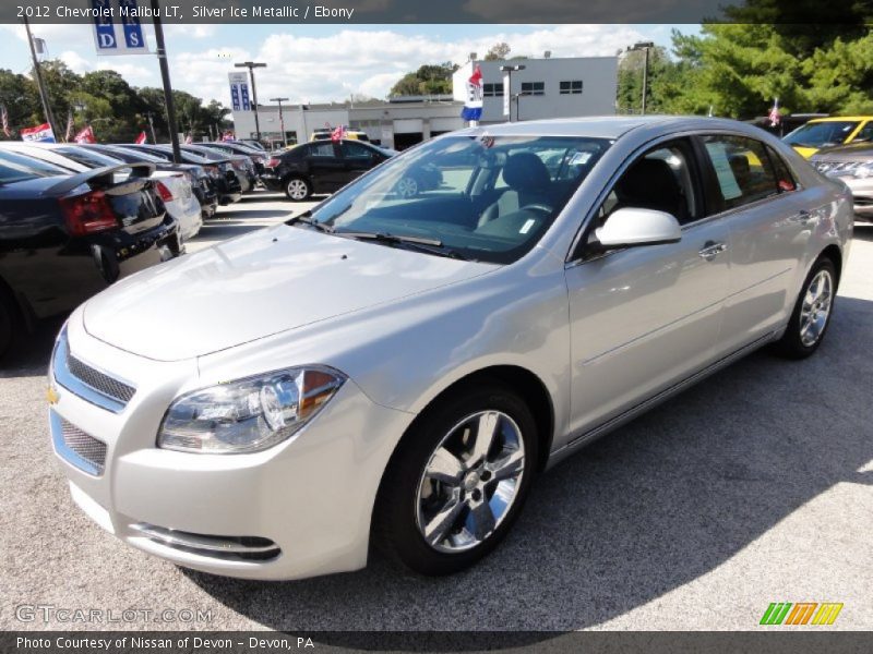 Silver Ice Metallic / Ebony 2012 Chevrolet Malibu LT