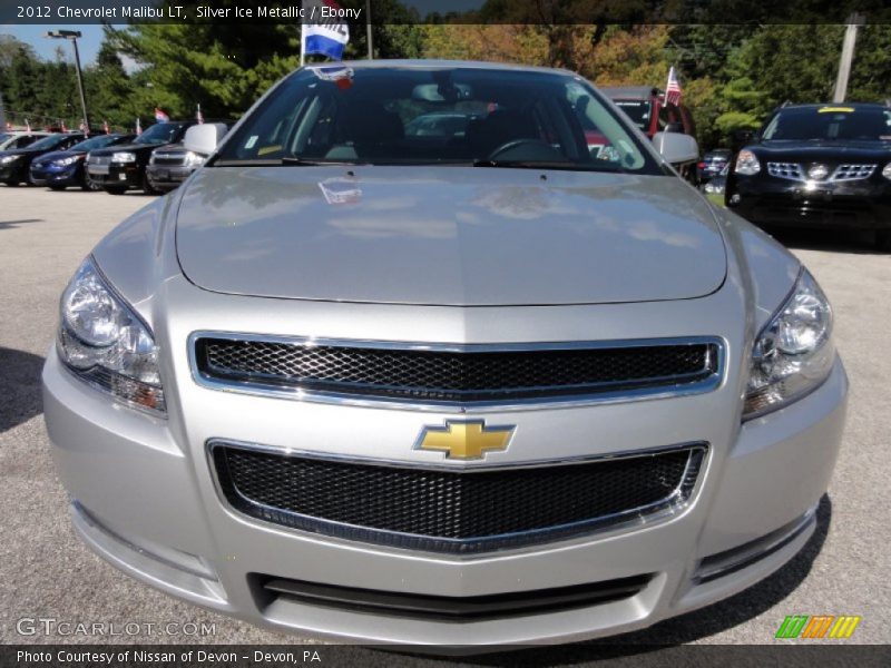 Silver Ice Metallic / Ebony 2012 Chevrolet Malibu LT