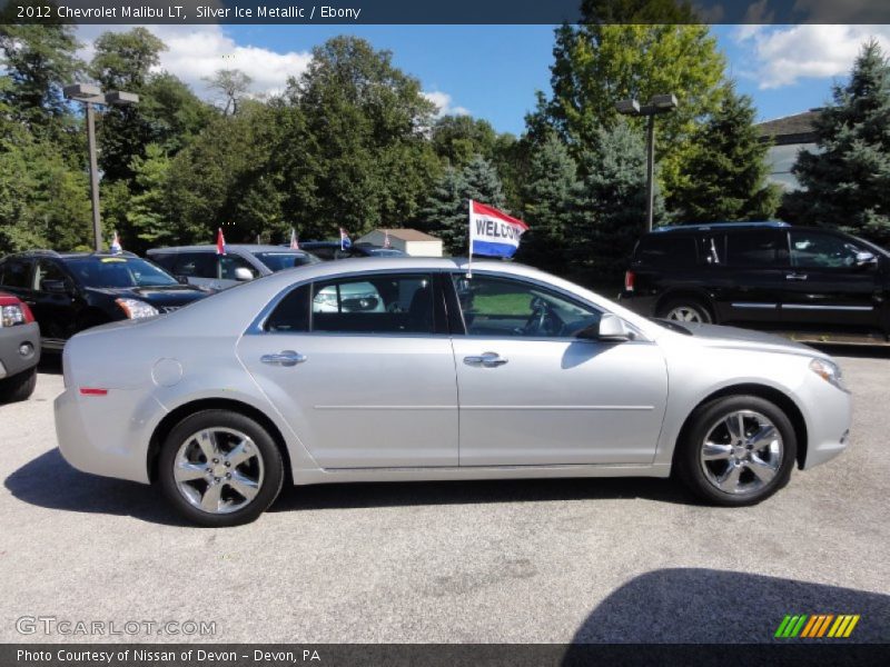 Silver Ice Metallic / Ebony 2012 Chevrolet Malibu LT