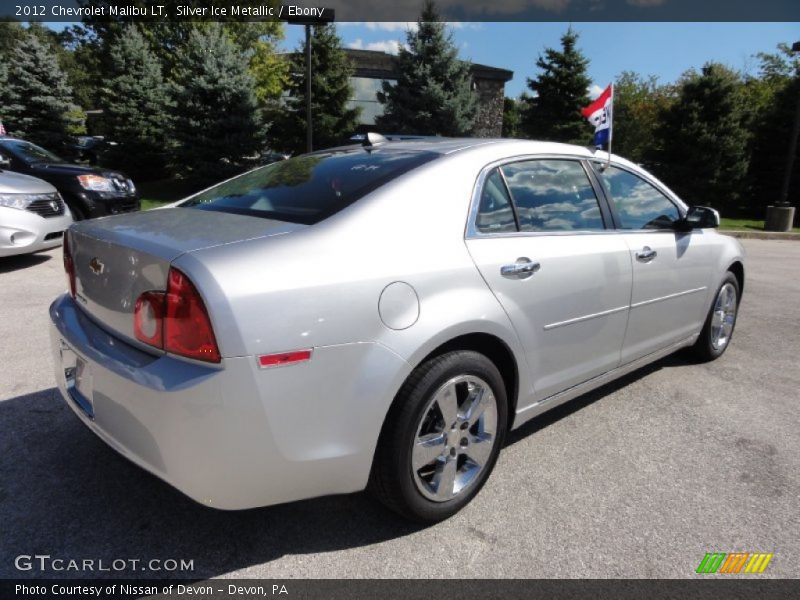Silver Ice Metallic / Ebony 2012 Chevrolet Malibu LT