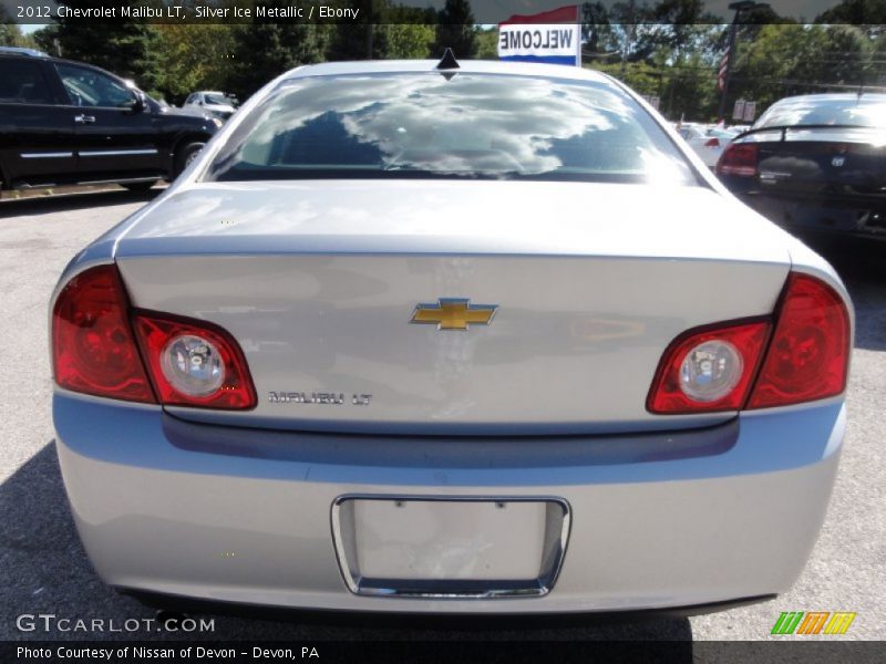 Silver Ice Metallic / Ebony 2012 Chevrolet Malibu LT