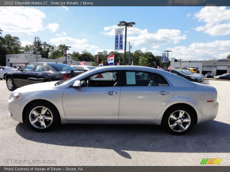 Silver Ice Metallic / Ebony 2012 Chevrolet Malibu LT