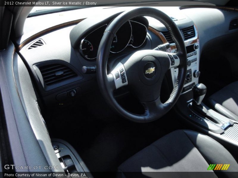 Silver Ice Metallic / Ebony 2012 Chevrolet Malibu LT