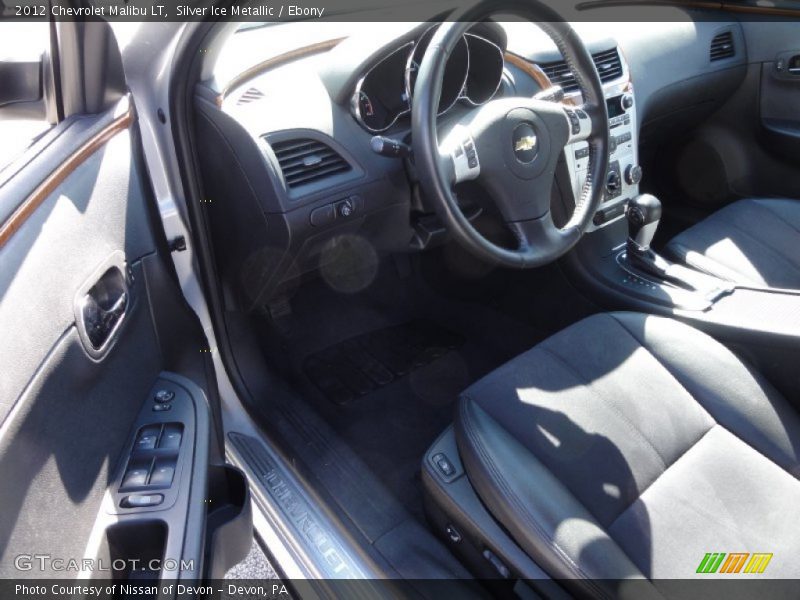Silver Ice Metallic / Ebony 2012 Chevrolet Malibu LT