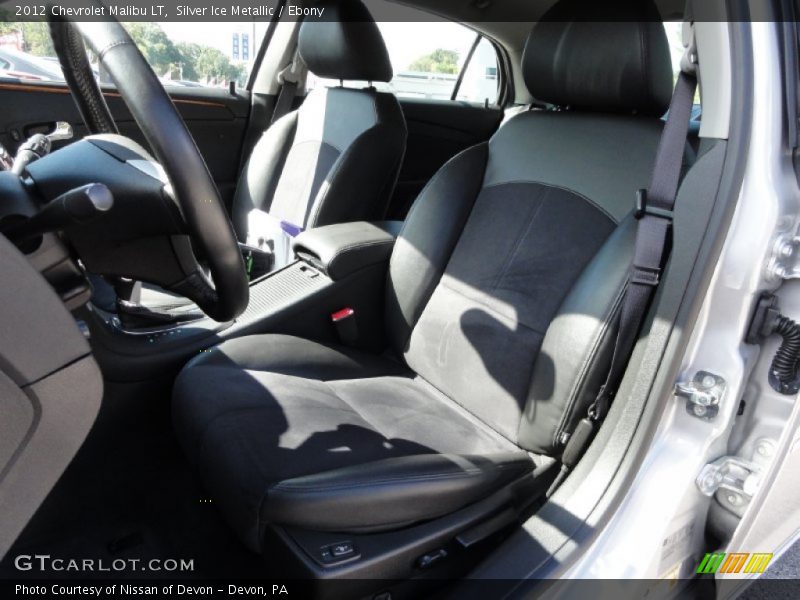 Silver Ice Metallic / Ebony 2012 Chevrolet Malibu LT