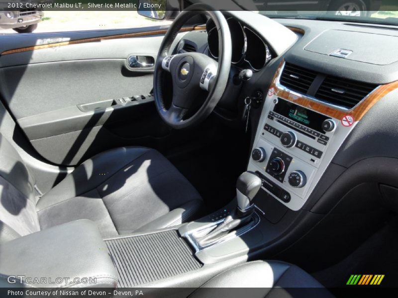 Silver Ice Metallic / Ebony 2012 Chevrolet Malibu LT