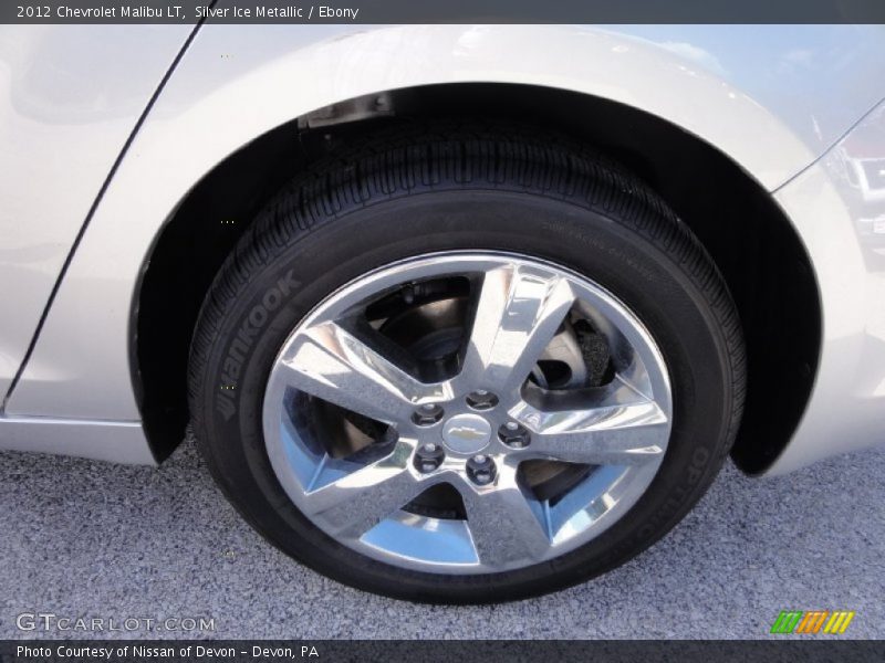 Silver Ice Metallic / Ebony 2012 Chevrolet Malibu LT