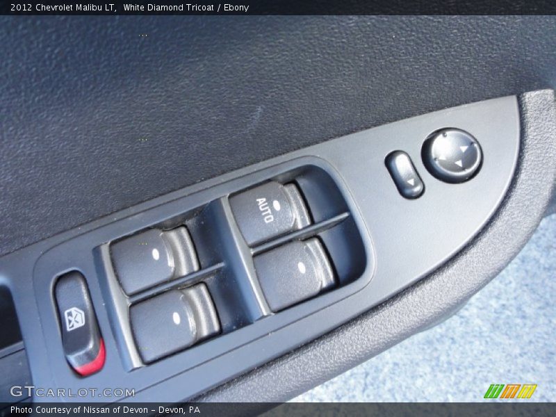 White Diamond Tricoat / Ebony 2012 Chevrolet Malibu LT