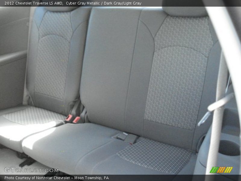 Cyber Gray Metallic / Dark Gray/Light Gray 2012 Chevrolet Traverse LS AWD