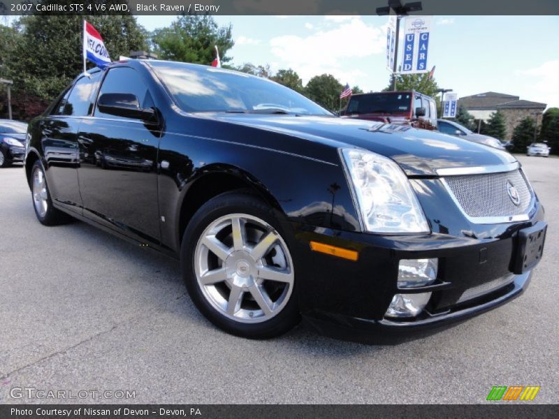 Black Raven / Ebony 2007 Cadillac STS 4 V6 AWD