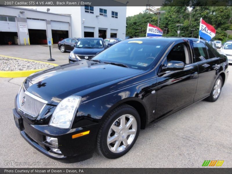 Black Raven / Ebony 2007 Cadillac STS 4 V6 AWD