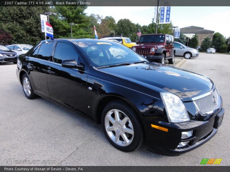Black Raven / Ebony 2007 Cadillac STS 4 V6 AWD