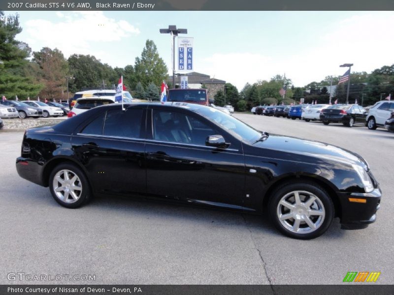 Black Raven / Ebony 2007 Cadillac STS 4 V6 AWD