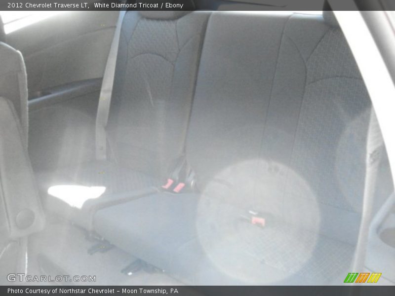 White Diamond Tricoat / Ebony 2012 Chevrolet Traverse LT
