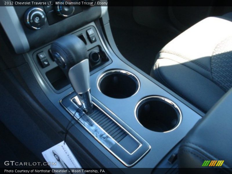 White Diamond Tricoat / Ebony 2012 Chevrolet Traverse LT