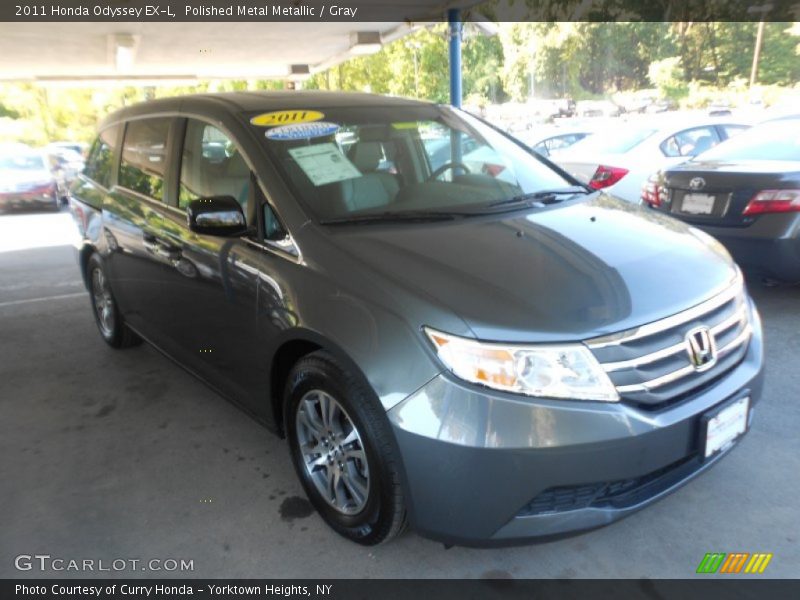 Polished Metal Metallic / Gray 2011 Honda Odyssey EX-L