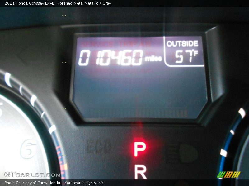 Polished Metal Metallic / Gray 2011 Honda Odyssey EX-L