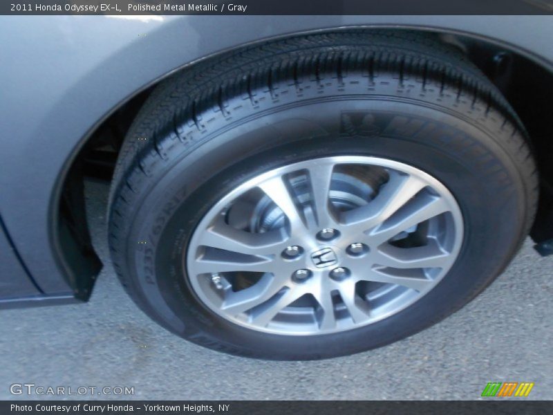 Polished Metal Metallic / Gray 2011 Honda Odyssey EX-L