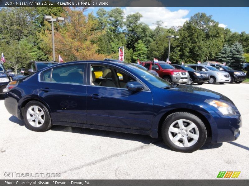 Majestic Blue Metallic / Blond 2007 Nissan Altima 2.5 SL