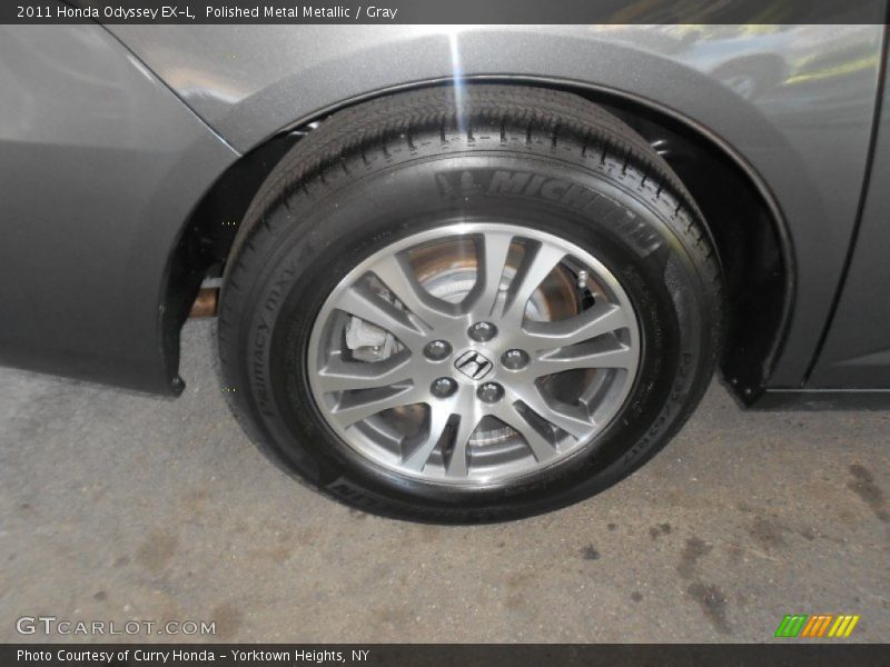 Polished Metal Metallic / Gray 2011 Honda Odyssey EX-L