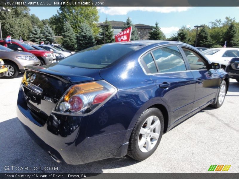 Majestic Blue Metallic / Blond 2007 Nissan Altima 2.5 SL