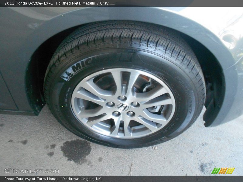 Polished Metal Metallic / Gray 2011 Honda Odyssey EX-L