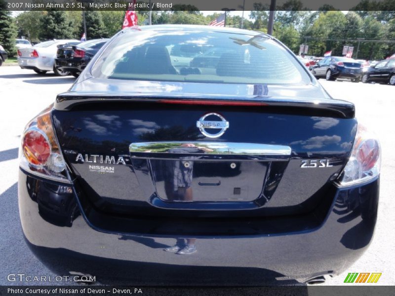 Majestic Blue Metallic / Blond 2007 Nissan Altima 2.5 SL