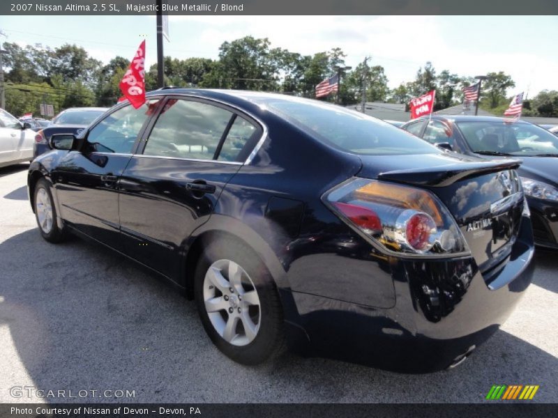 Majestic Blue Metallic / Blond 2007 Nissan Altima 2.5 SL