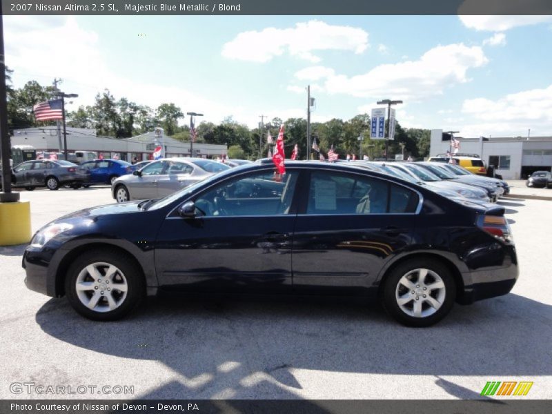 Majestic Blue Metallic / Blond 2007 Nissan Altima 2.5 SL