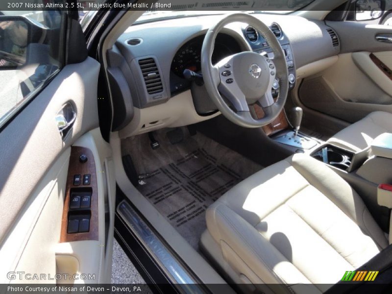 Majestic Blue Metallic / Blond 2007 Nissan Altima 2.5 SL