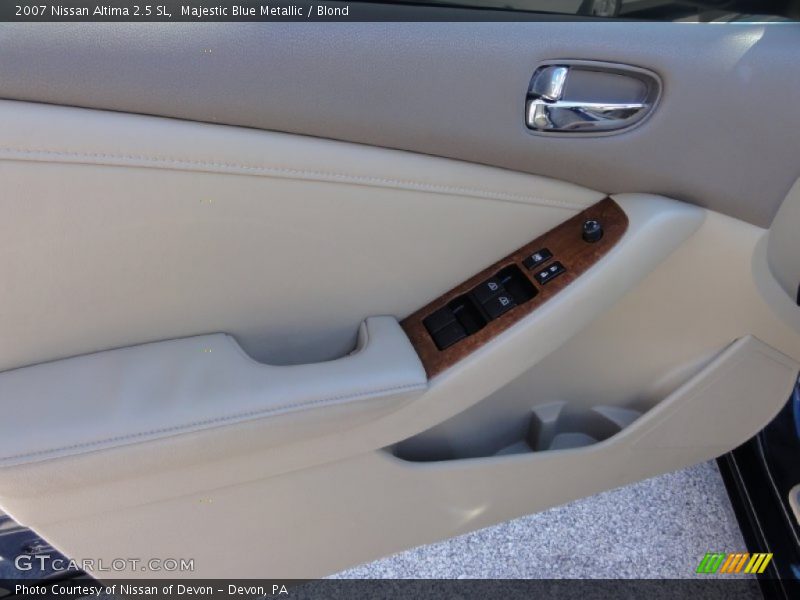Majestic Blue Metallic / Blond 2007 Nissan Altima 2.5 SL