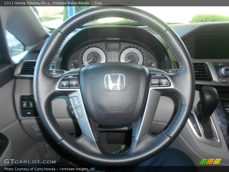 Polished Metal Metallic / Gray 2011 Honda Odyssey EX-L