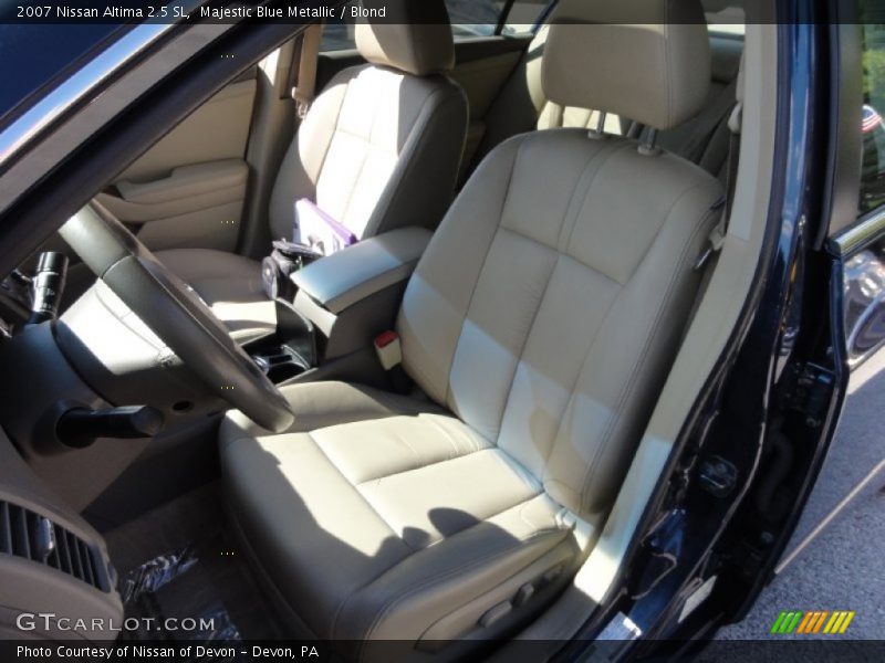Majestic Blue Metallic / Blond 2007 Nissan Altima 2.5 SL