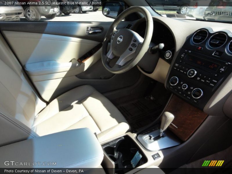 Majestic Blue Metallic / Blond 2007 Nissan Altima 2.5 SL