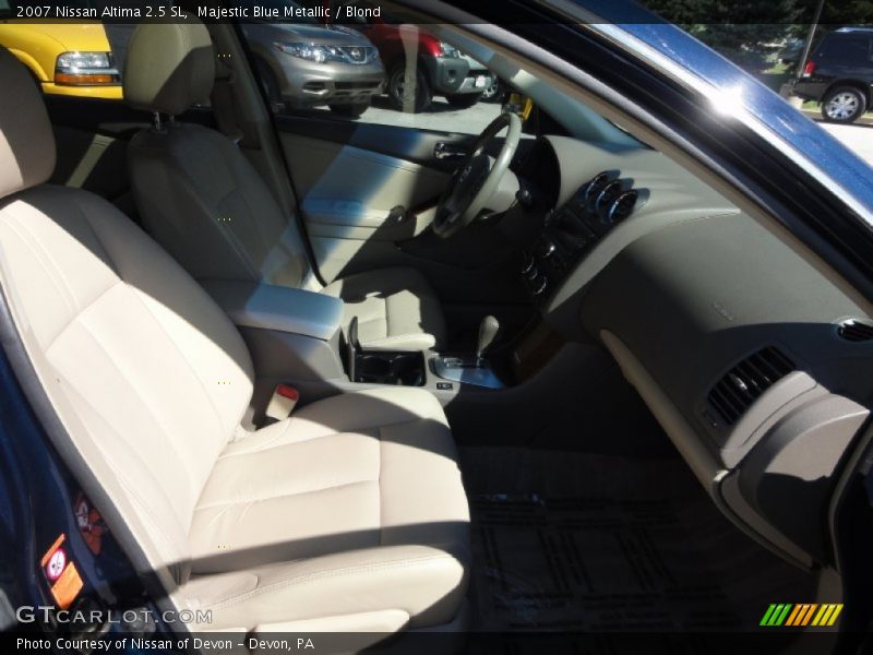 Majestic Blue Metallic / Blond 2007 Nissan Altima 2.5 SL