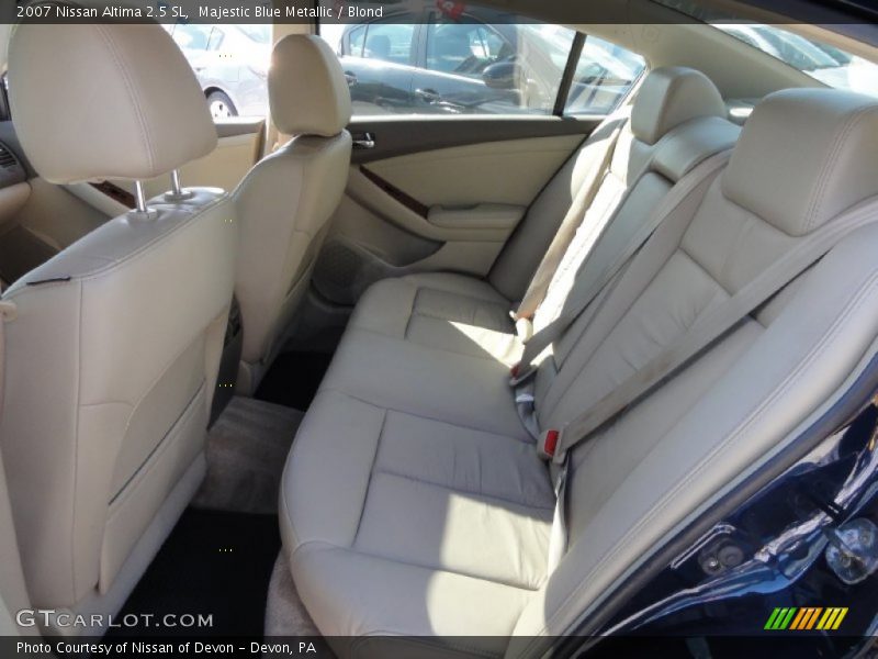 Majestic Blue Metallic / Blond 2007 Nissan Altima 2.5 SL
