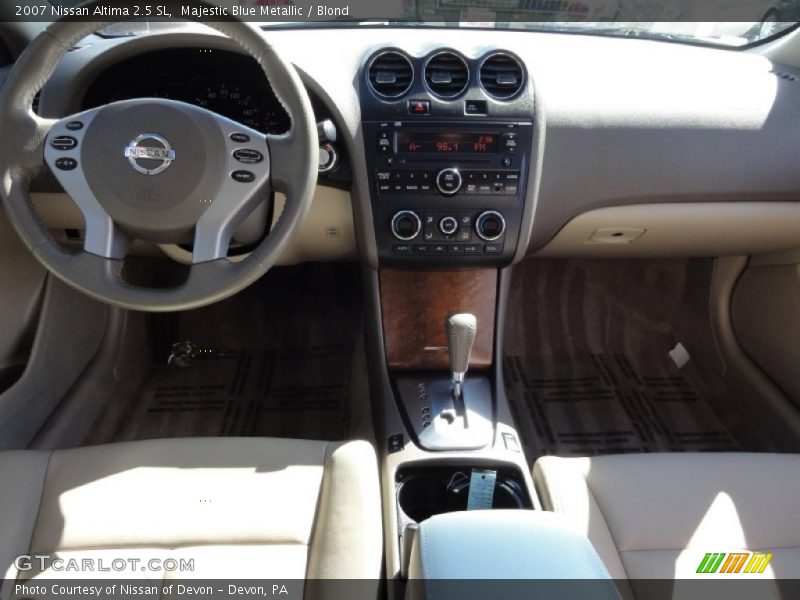 Majestic Blue Metallic / Blond 2007 Nissan Altima 2.5 SL