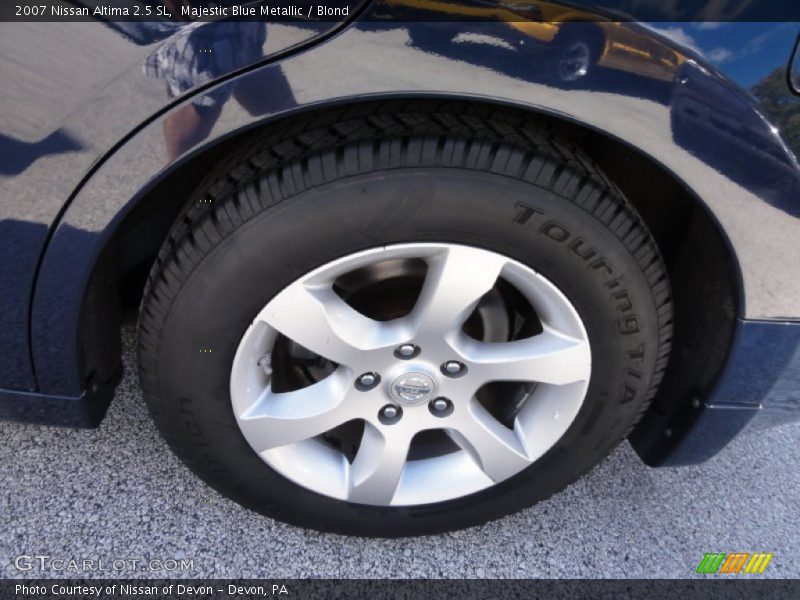 Majestic Blue Metallic / Blond 2007 Nissan Altima 2.5 SL