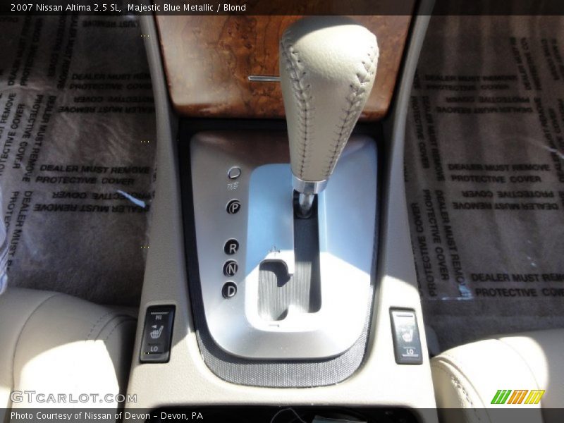 Majestic Blue Metallic / Blond 2007 Nissan Altima 2.5 SL