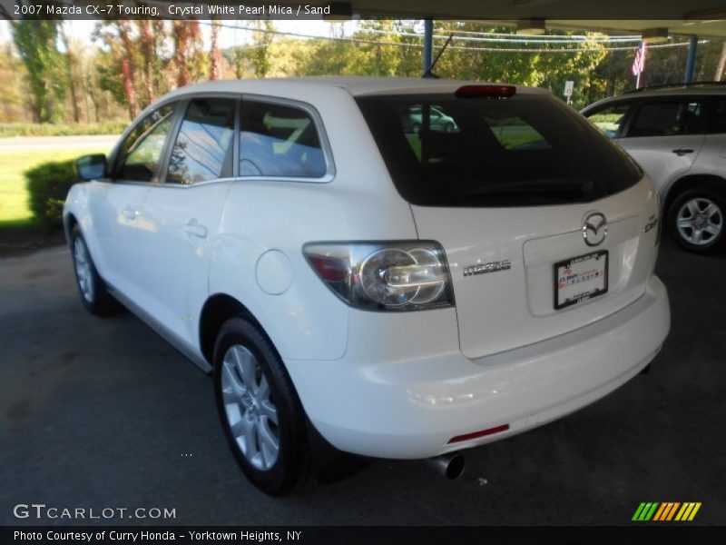 Crystal White Pearl Mica / Sand 2007 Mazda CX-7 Touring